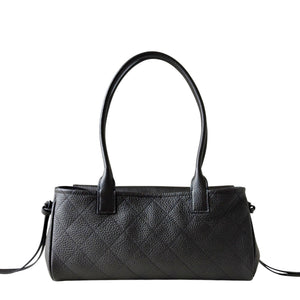 Grained Calfskin Stitched Urban Essentials Small Shopping Bag