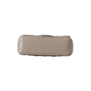 Classic Mini Quilted Leather Rectangular Flap Bag.