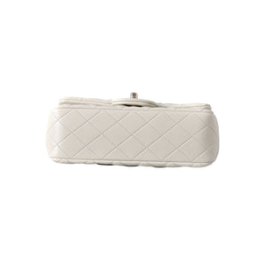 Classic Mini Quilted Leather Rectangular Flap Bag.