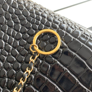 Calfskin Crocodile Embossed Archetype Shopping Tote bag