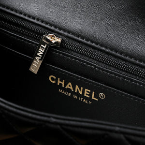 Classic Mini Quilted Leather Rectangular Flap Bag.