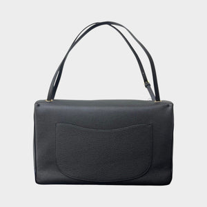 Souplissimo Maxi Flap Bag in Grained Calfskin Leather