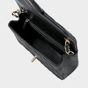 Classic Mini Quilted Leather Rectangular Flap Bag.