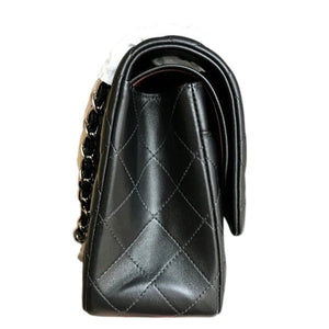 Black Classic Jumbo Double Flap Bag