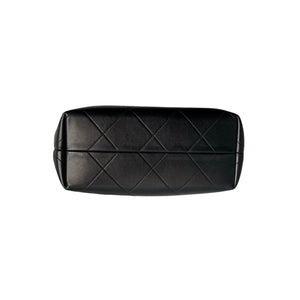 Quilted Leather Hobo Shoulder Bag