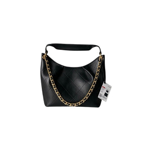 Quilted Leather Hobo Shoulder Bag