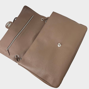 Souplissimo Maxi Flap Bag in Grained Calfskin Leather