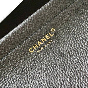 Grained Calfskin Stitched Urban Essentials Small Shopping Bag