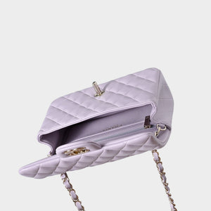 Classic Mini Quilted Leather Rectangular Flap Bag