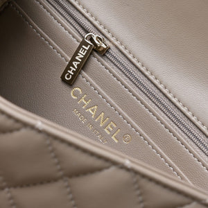 Classic Mini Quilted Leather Rectangular Flap Bag.