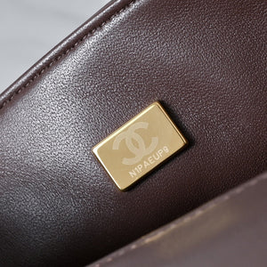 Classic Mini Quilted Leather Rectangular Flap Bag.