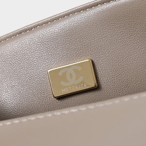 Classic Mini Quilted Leather Rectangular Flap Bag.