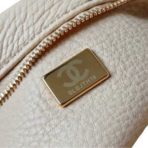 Grained Calfskin Stitched Urban Essentials Small Shopping Bag