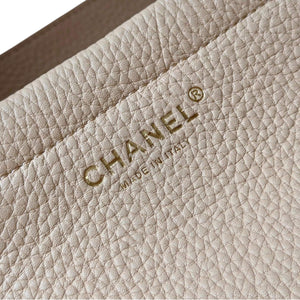 Grained Calfskin Stitched Urban Essentials Small Shopping Bag