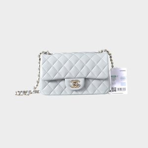 Classic Mini Quilted Leather Rectangular Flap Bag