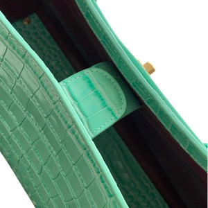 Calfskin Crocodile Embossed Archetype Shopping Tote bag