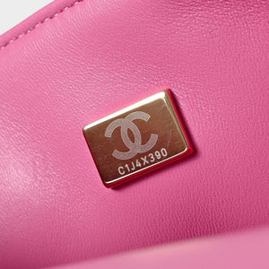 Classic Mini Quilted Leather Rectangular Flap Bag.