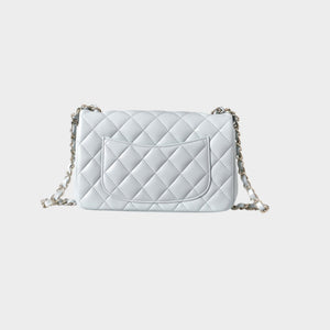 Classic Mini Quilted Leather Rectangular Flap Bag