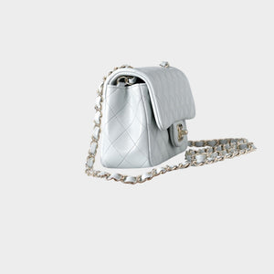 Classic Mini Quilted Leather Rectangular Flap Bag