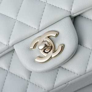 Classic Mini Quilted Leather Rectangular Flap Bag