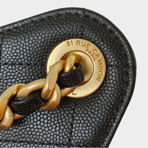25 Quilted Leather Drawstring Handbag