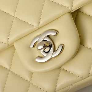 Classic Mini Quilted Leather Rectangular Flap Bag
