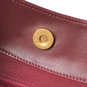 Quilted Suede Hobo Shoulder Bag