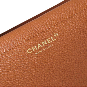 Grained Calfskin Stitched Urban Essentials Small Shopping Bag
