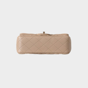 Classic Mini Quilted Leather Rectangular Flap Bag
