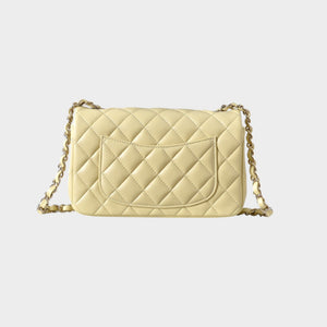 Classic Mini Quilted Leather Rectangular Flap Bag
