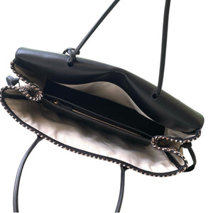Tweed Calfskin Urban Essentials Bag Black Multicolor