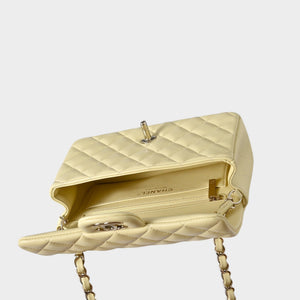 Classic Mini Quilted Leather Rectangular Flap Bag