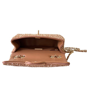 Woven Chain Strap Shoulder Handbag