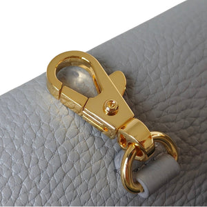 Grained Calfskin Stitched Urban Essentials Small Shopping Bag