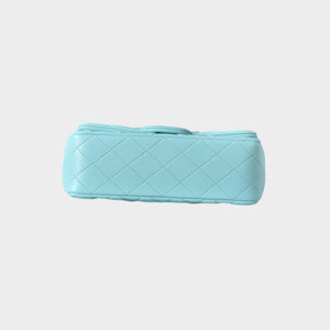Classic Mini Quilted Leather Rectangular Flap Bag