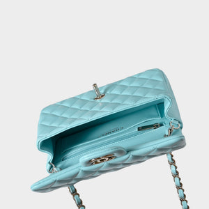 Classic Mini Quilted Leather Rectangular Flap Bag