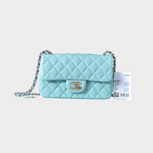 Classic Mini Quilted Leather Rectangular Flap Bag