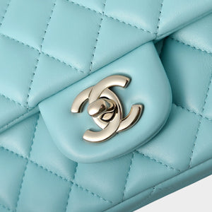Classic Mini Quilted Leather Rectangular Flap Bag