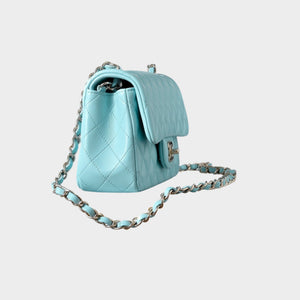 Classic Mini Quilted Leather Rectangular Flap Bag
