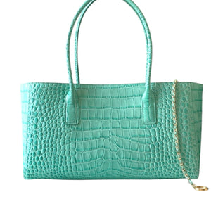 Calfskin Crocodile Embossed Archetype Shopping Tote bag
