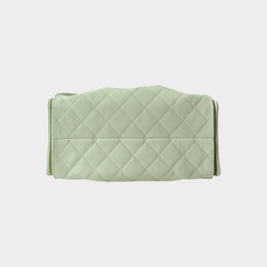 25 Quilted Leather Drawstring Handbag