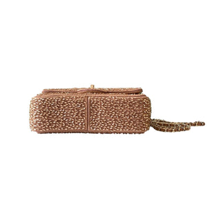 Woven Chain Strap Shoulder Handbag