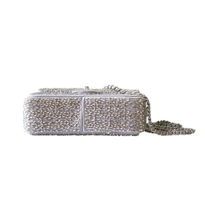 Woven Chain Strap Shoulder Handbag