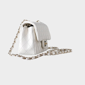 Classic Mini Quilted Leather Rectangular Flap Bag