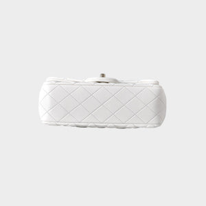 Classic Mini Quilted Leather Rectangular Flap Bag