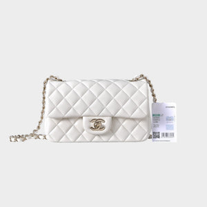 Classic Mini Quilted Leather Rectangular Flap Bag